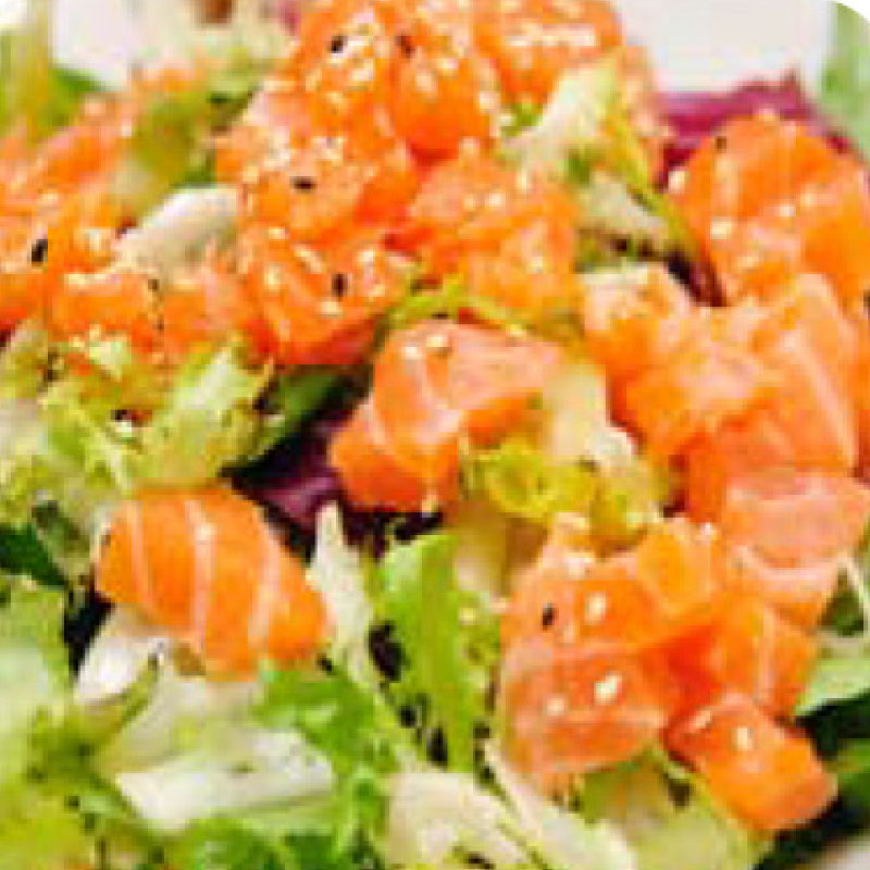 SA2 Salade Saumon Avocat, concombre